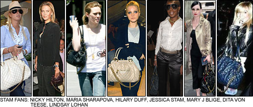 Celebs spotted with Marc Jacob's stamp bags !!